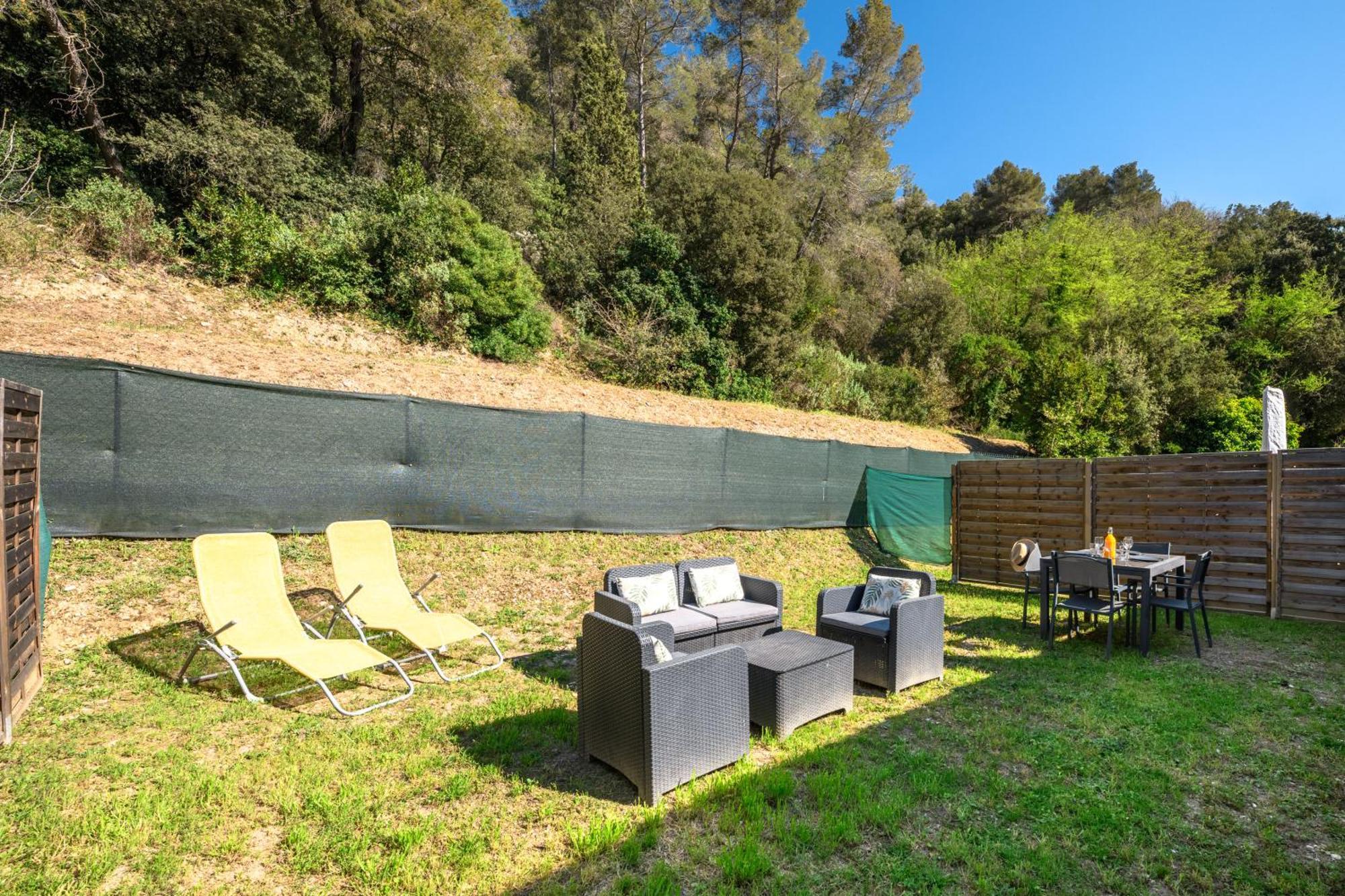 Cosy & Chill Appartements - 10 Min De La Mer - Jardin, Netflix, Terrasse, Fibre & Parking Cagnes-sur-Mer Kültér fotó